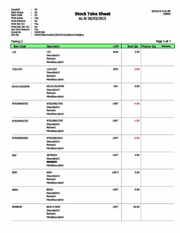 01 Stock Physical Worksheet